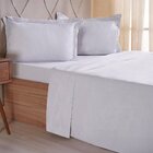 Jogo De Cama Casal 4 Pçs Line Stile 100% Poliéster 138x188x30