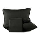 Jogo De Cama Casal 4 Peças Altenburg Malha Fio Penteado Preto