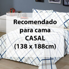 Jogo De Cama Casal 4 Peças Lençol Com Elástico 100 Algodão Pe