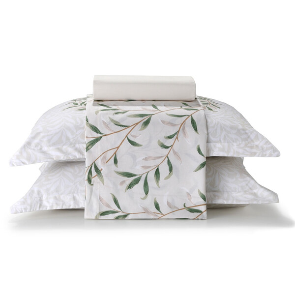 Jogo De Cama Casal 4 Peças Lençol Com Elástico 100 Algodão Pe