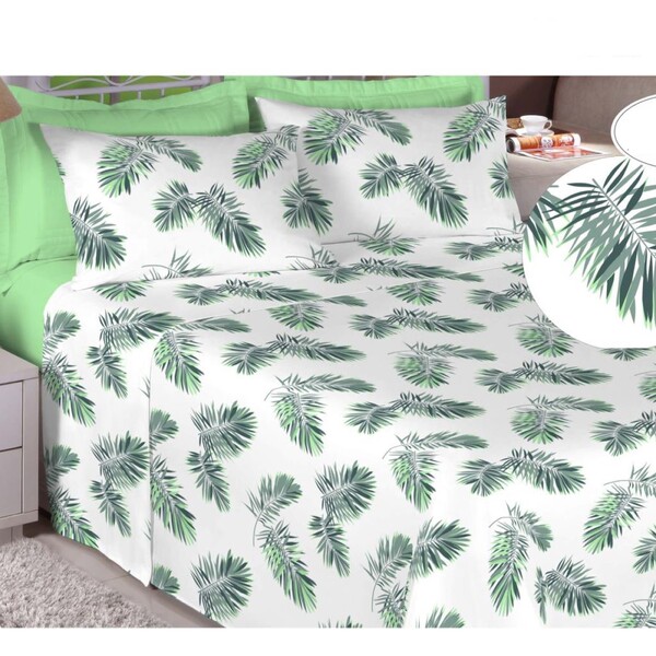 Jogo De Cama Casal 4pç Lençol 100% Algodão 180 Fios Premium L