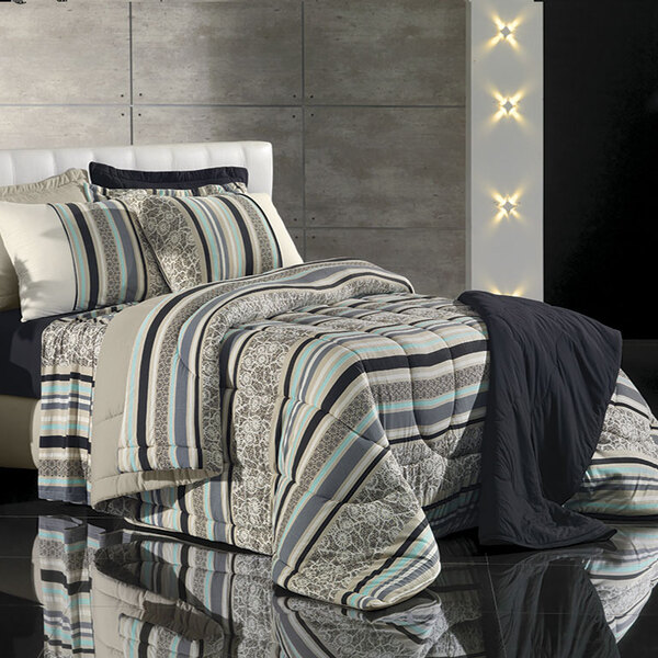 Jogo De Cama Casal 4pcs 100% Algodão 138x188 Original Soft