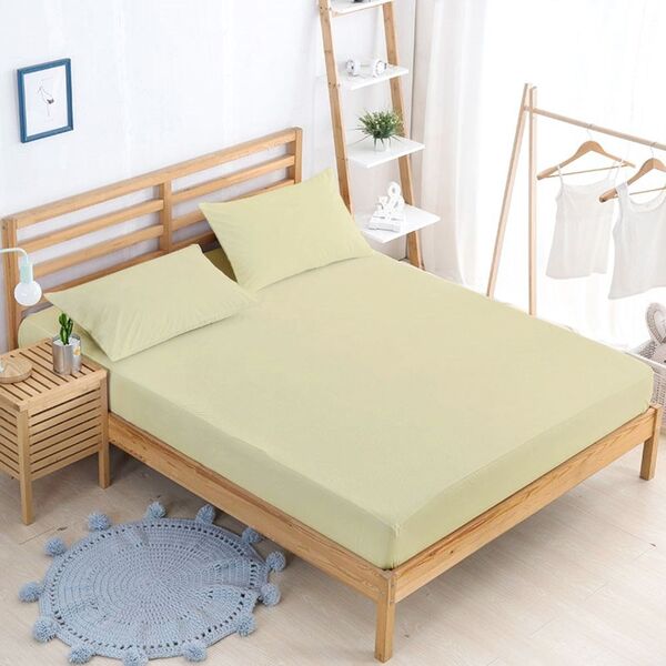 Jogo De Cama Casal Basic 3 Peças Marfim