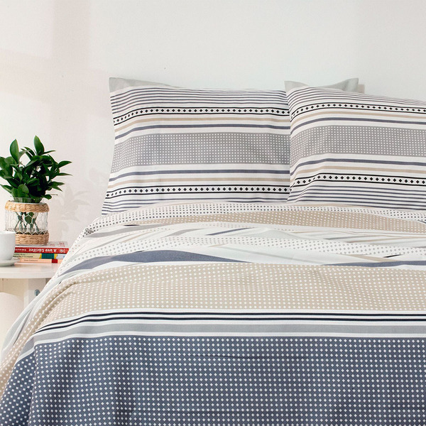 Jogo De Cama - Casal - Home Design - Erik - 4 Peças - 100% Al