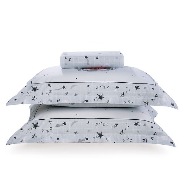 Jogo De Cama Casal Infantil Astronauta Karsten 3 Peças 100%al