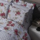 Jogo De Cama Casal King Estampado Percal 160 Fios 04 Peças Co