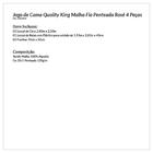 Jogo De Cama Casal King Quality 4 Peças Rosê