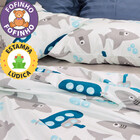 Jogo De Cama Casal Lençol Infantil 4 Peças Estampado Bf Colch