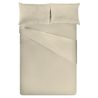 Jogo De Cama Casal Liso 130 Fios Fiori Creme