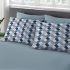 Jogo De Cama - Casal - Malha - 3 Peças - 100% Algodão - Urano