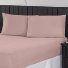 Jogo De Cama Casal Padrão 400 Fios Percal 03 Peças Com Barra