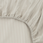 Jogo de Cama Casal Padro Stripes 4 Peas Polister Bege Beca Decor
