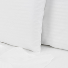 Jogo de Cama Casal Padro Stripes 4 Peas Polister Branco Beca Decor