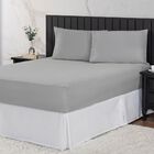 Jogo De Cama Casal Queen 250 Fios Percal 03 Peças Com Barra