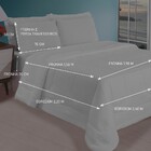 Jogo De Cama Casal/queen Para Calor De Verão Com Edredom Lenç