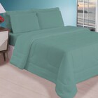 Jogo De Cama Casal/queen Para Calor De Verão Com Edredom Lenç