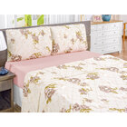 Jogo De Cama Casal Queen Quality 4 Peças Rosê