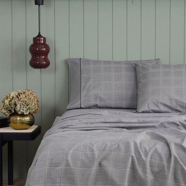 Jogo De Cama - Casal - Total Mix Clean - Percal 180 Fios - Pu