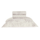 Jogo de Cama Clarice Cetim 100% Algodão Solteiro Bege Karsten