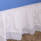 Jogo De Cama Completo Casal Cobertor  Lençol Saia Box 7 Pçs