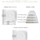 Jogo De Cama Dubai Kacyumara 300 Fios Branco / Rose - Casal