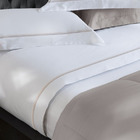 Jogo De Cama Dubai Kacyumara 300 Fios Branco / Rose - Casal