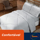 Jogo De Cama Dupla Face 6 Pçs Queen Casen -  Lençol Incluso B