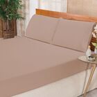 Jogo De Cama Elegance Caqui Solteiro Percal 180 Fios 02 Peças