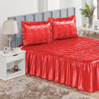 Jogo De Cama Elisa Conjunto 5 Peças Casal Padrão Vermelho Cot