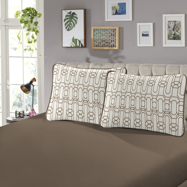 Jogo De Cama Em Malha 3 Peças Casal Confort Sbx - Roma