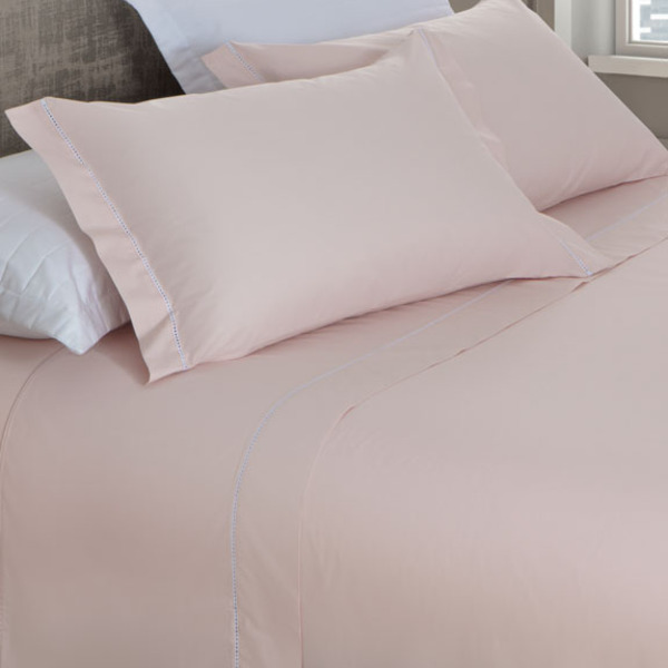 Jogo De Cama Entremeio Kacyumara 200 Fios Rose - Casal