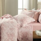 Jogo de Cama Erica Cetim 100% Algodão Queen Size Rosa Karsten