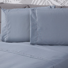 Jogo De Cama Essential Liso Cinza King 04 Peças - Percal 200