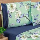 Jogo De Cama Estampado 200 Fios King 04 Peças Flower