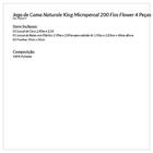 Jogo De Cama Estampado 200 Fios King 04 Peças Flower