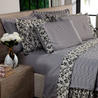 Jogo De Cama Firenze Jacquard Queen 04 Peças - Percal 400 Fio