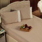 Jogo De Cama Florença Guipir Casal Padrão 03 Peças - Percal L