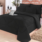 Jogo De Cama Galles Casa Dona Dupla Face Casal 6 Pçs Com Lenç