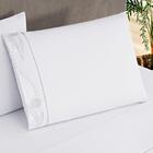 Jogo De Cama Imperial Casal Padrão 4 Peças Branco