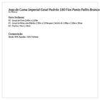 Jogo De Cama Imperial Casal Padrão 4 Peças Branco