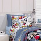 Jogo de Cama Infantil com 3 peças Mickey Aviador-Santista - A