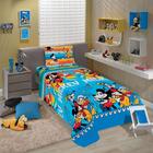 Jogo De Cama Infantil Lepper Mickey Solteiro 3 Peças Microfib