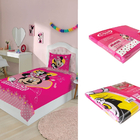 Jogo De Cama Infantil Lepper Minnie Solteiro 2 Peças Estampad