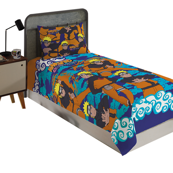 Jogo De Cama Infantil Lepper Naruto Solteiro 2 Peças Microfib