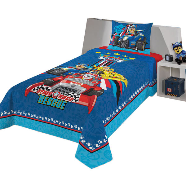 Jogo De Cama Infantil Lepper Patrulha Canina Menino Solteiro