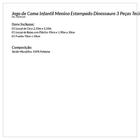 Jogo De Cama Infantil Menino Estampado Dinossauro 3 Peças Tec