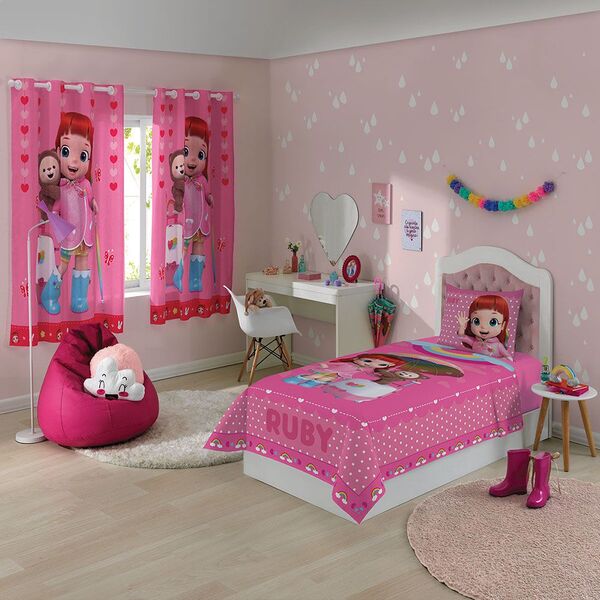 Jogo de Cama Infantil - Rainbow Ruby - Misto - 3 Peças - Lepp