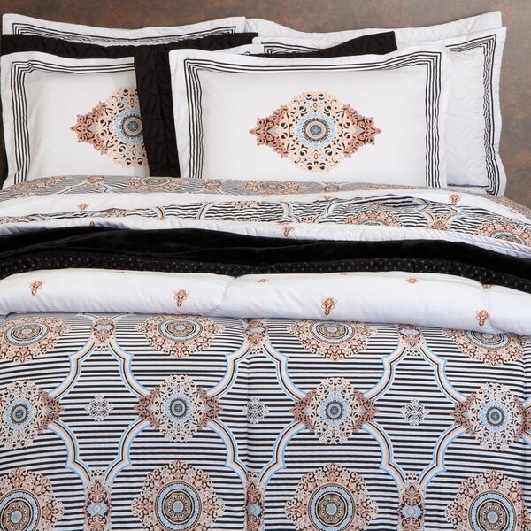 Jogo De Cama Kacyumara Solteiro King 3 Peças Percal 300 Fios