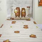 Jogo De Cama Kazzavip Solteiro Malha Mista 70% Algodão E 30%