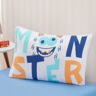 Jogo De Cama Kids Solteiro Infantil Malha 88x188x25cm Monster